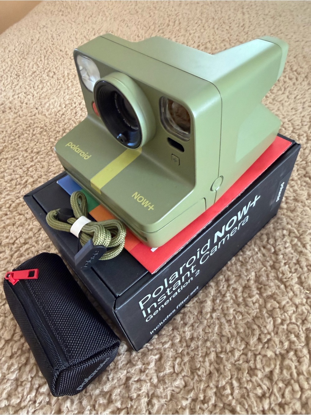 Polaroid Now+ Gen 2 Instant Camera Forest Green | Unused Open Box